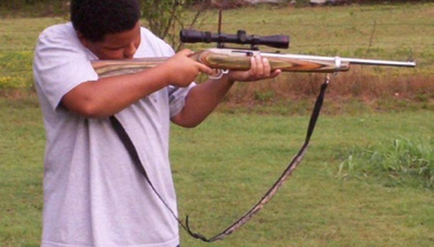 How to Mount a Scope Onto a 22 Rifle