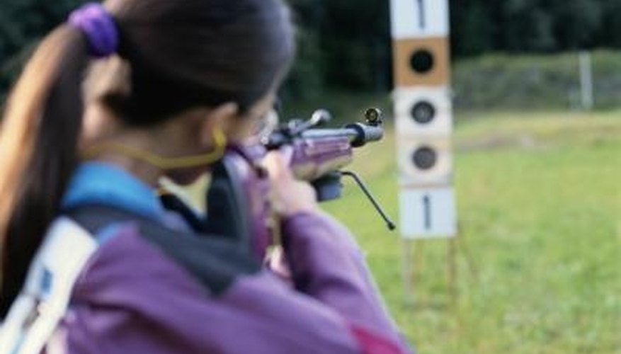 How to Adjust the Rear Sight When a Gun Is Shooting Too High