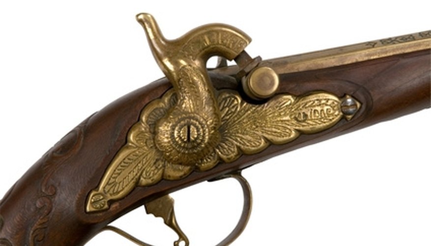 How to Find Markings on Antique Gun Parts